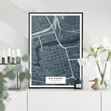 Load image into Gallery viewer, Map poster of Nya torget (50x70cm)