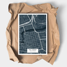 Load image into Gallery viewer, Map poster of Nya torget (50x70cm)