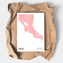 Load image into Gallery viewer, Map poster of Costa Rica (50x70cm)