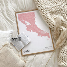 Load image into Gallery viewer, Map poster of Costa Rica (50x70cm)